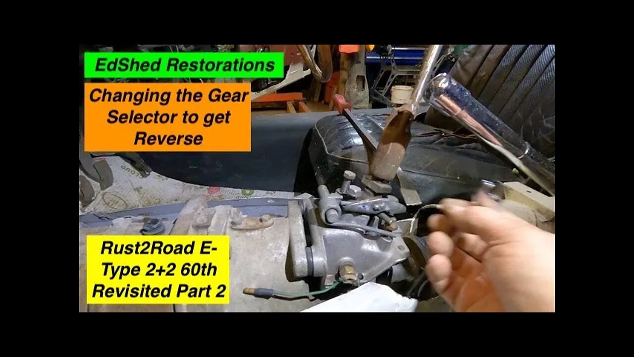 Jaguar E-Type 60th S2 2+2 Rust2Road Project Revisited Part 2 Changing the Gear Selector Housing