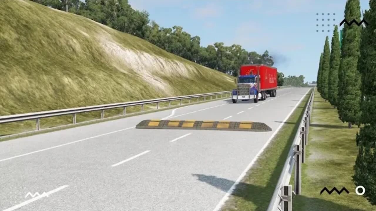 Cars vs Massive Speed Bumps | BeamNG.Drive