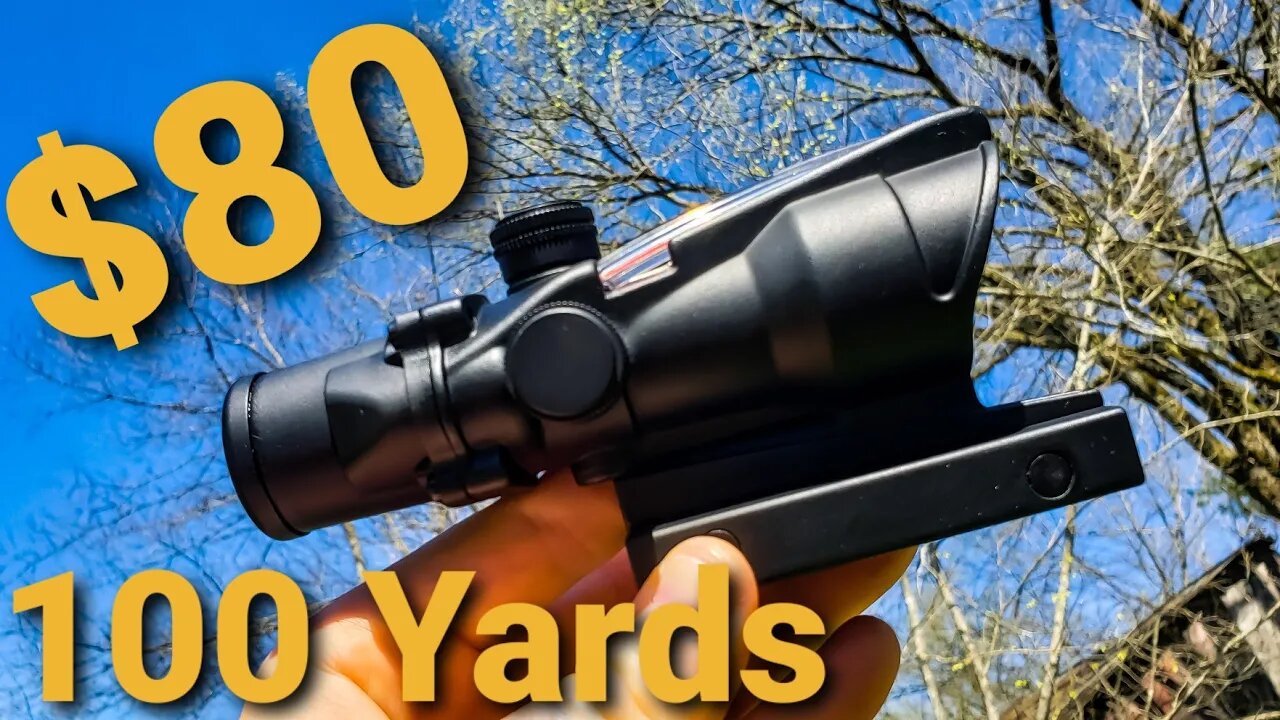 $80 ACOG??? | 100 YARD TEST | Budget Friendly ACOG