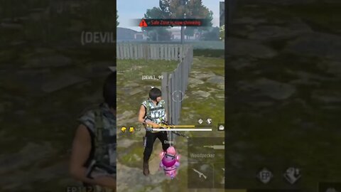 damege dene ki bad banda zone pe mar gaya😂. #shorts #firefild100