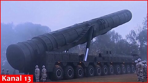 North Korean TV shows latest ICBM massive missile launch