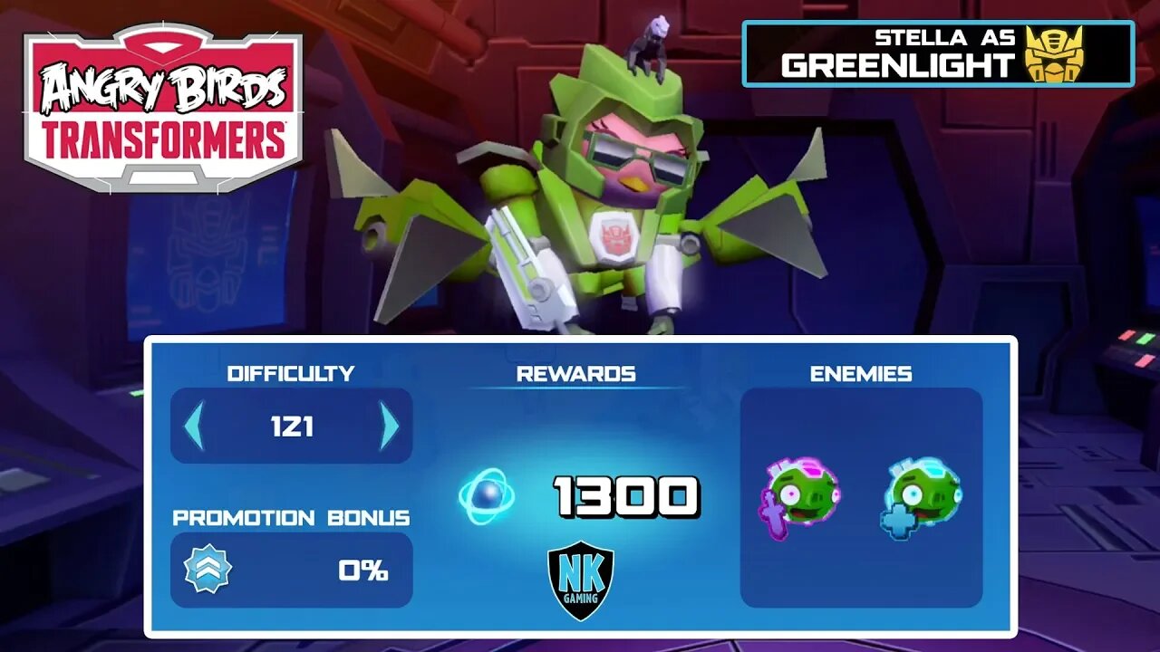 Angry Birds Transformers - Spark Run Series - Level 121 - Featuring Greenlight