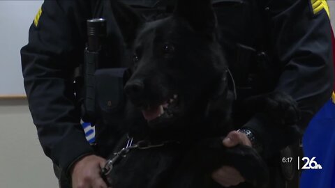 Hobart-Lawrence Police Department welcomes new K-9