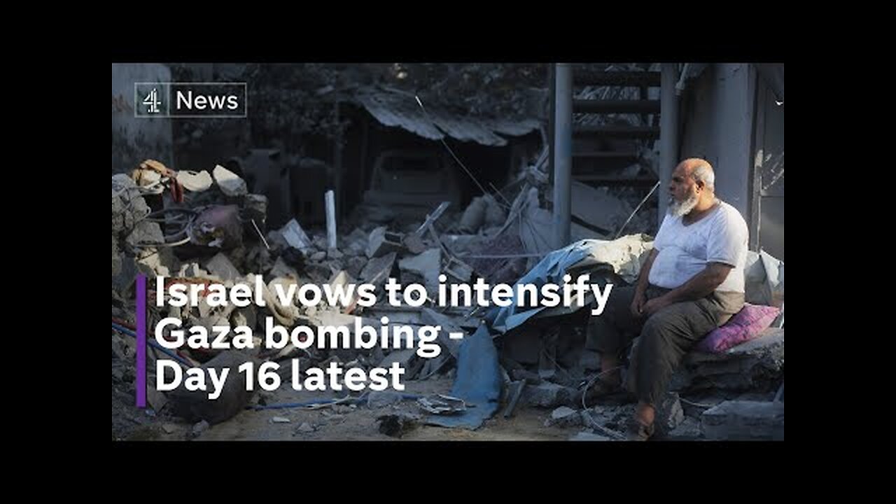 Day 16 update: Israel vows to intensify bombing as second convoy arrives in Gaza. Date: Oct 22, 2023