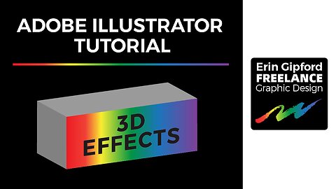 Adobe Illustrator Tutorial | 3D Effects