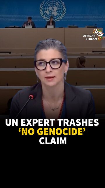UN EXPERT TRASHES ‘NO GENOCIDE’ CLAIM