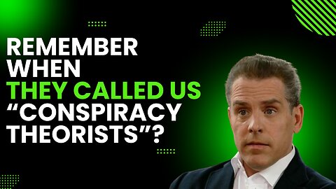 Remember When They Called Us "Conspiracy Theorists"? LOL