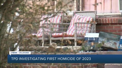 Tulsa police investigate city's first homicide of 2023