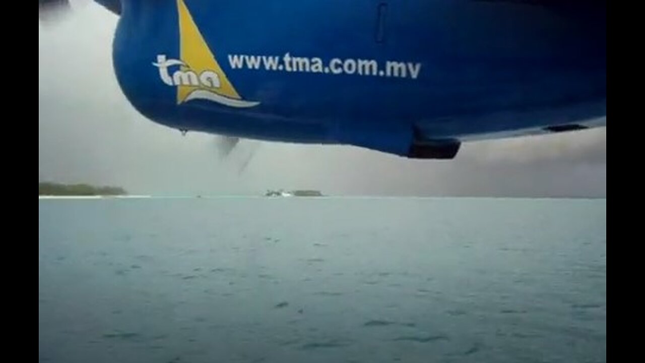 Landing On The Water At Sun Island, Maldives In 2006