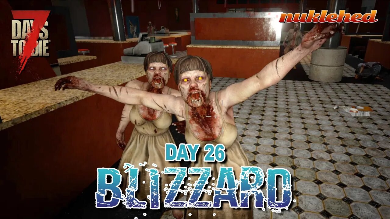 Blizzard: Day 26 | 7 Days to Die Alpha 19.2 Gameplay Series