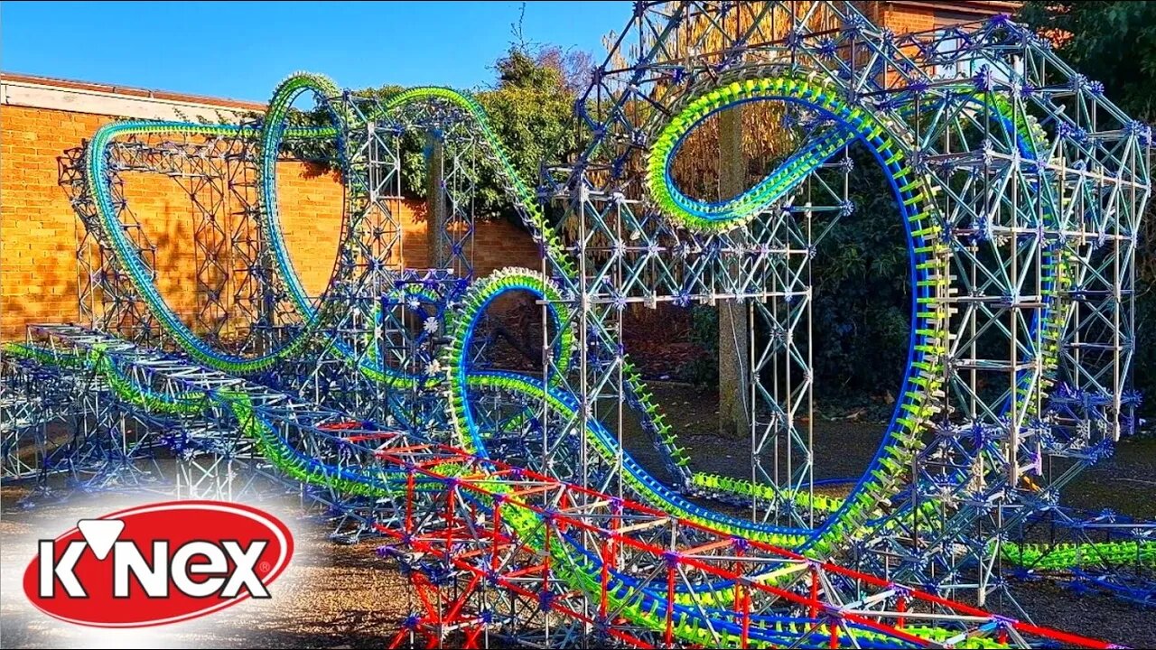 Thorpe Park Colossus Re-Creation - A K'nex Roller Coaster