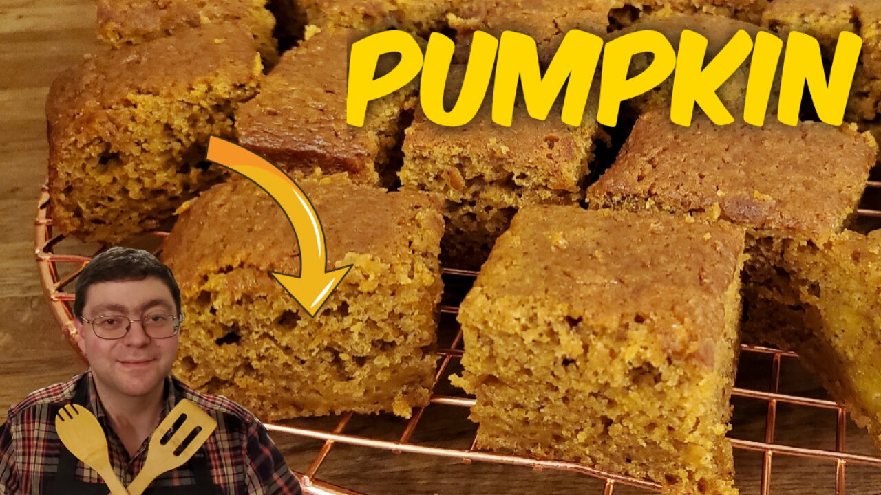 Quick Autumn Pumpkin Bars with Applesauce Recipe