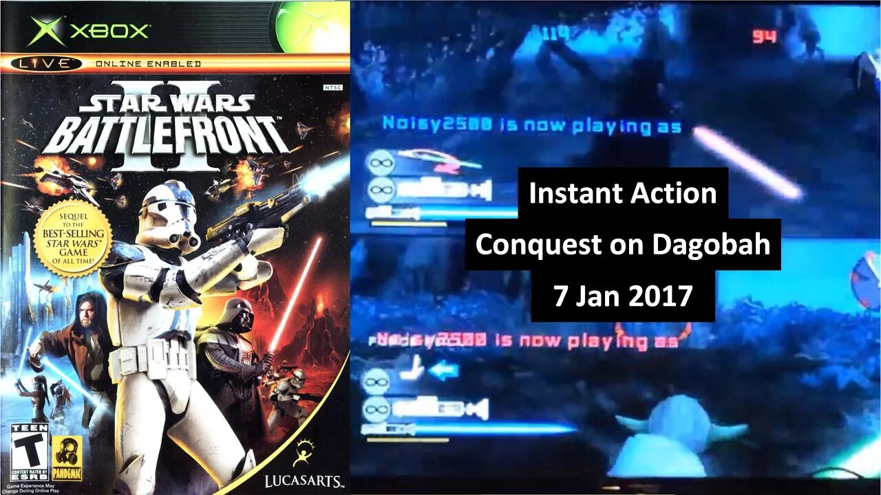 7 Jan 2017 - Conquest on Dagobah - Star Wars: Battlefront II - 2pss - Instant Action GCW