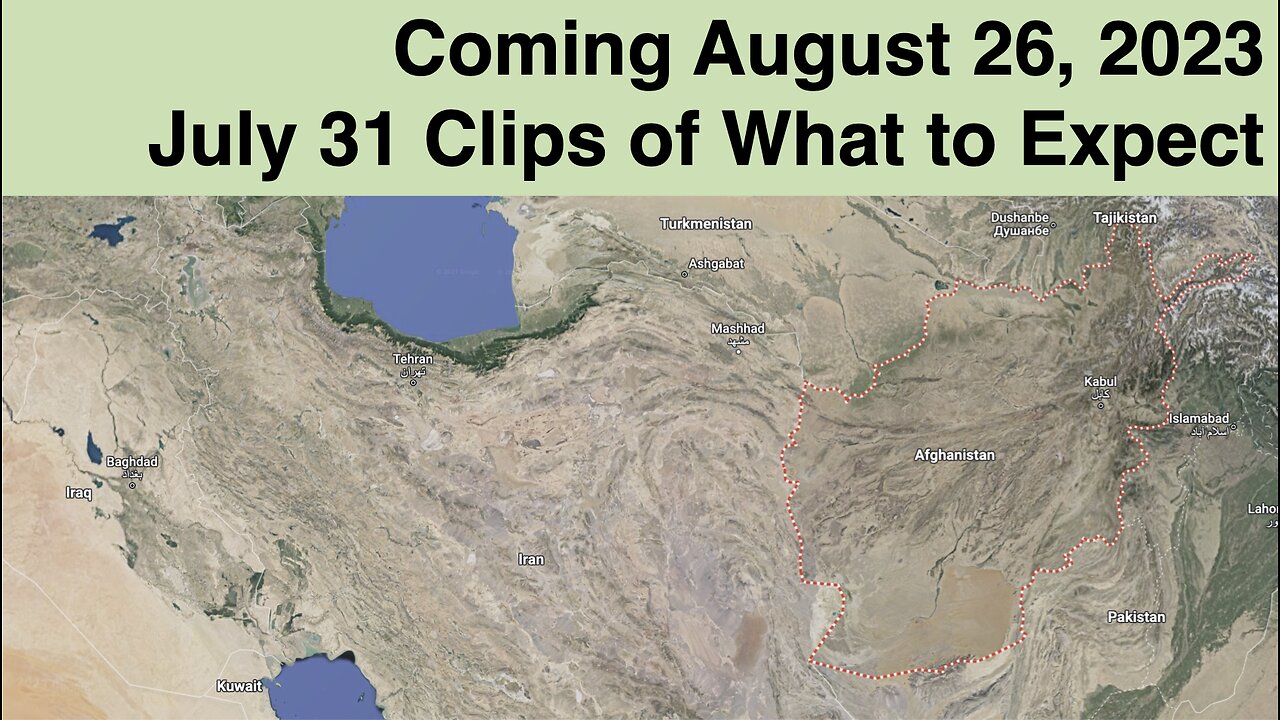 Clips from July 31, 2023 about coming Afghan townhall on August 26, 2023