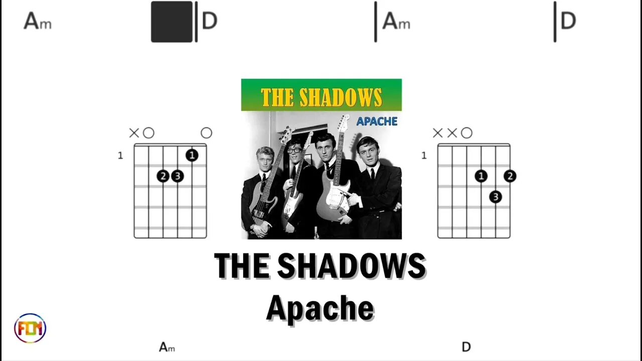 THE SHADOWS Apache - (Chords ) HD