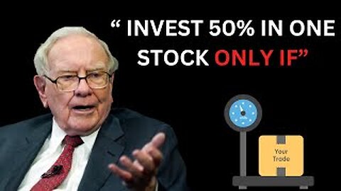 Warren Buffett: How To Position Size an Investment