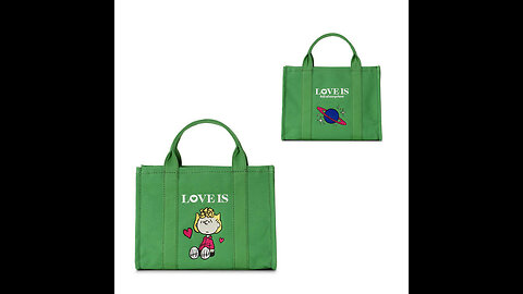 HUGS IDEA Novelty Print Women Linen Tote Bag Casual Shoudler Bag