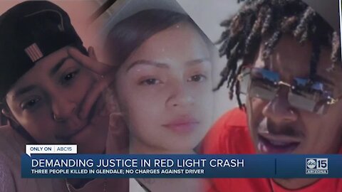 Alleged red-light runner kills 3 in Glendale, still no arrest