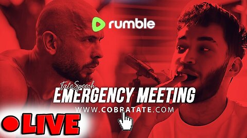 ANDREW TATE x ADIN ROSS LIVE - EMERGENCY MEETING