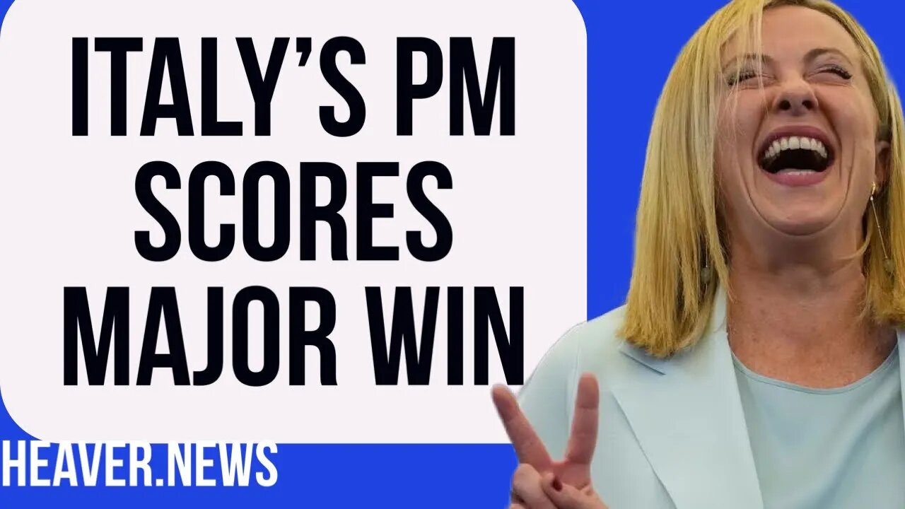 Italy's PM STUNS European Elite