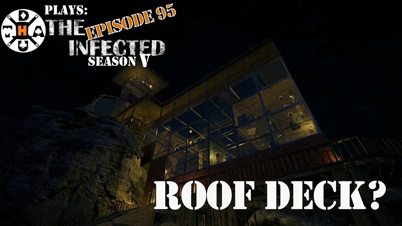 Building A Raised Deck Around The Roof! The Infected Gameplay S5EP95