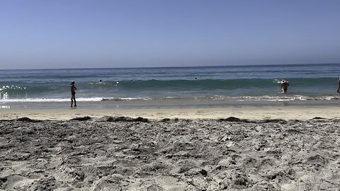 Relaxing on the beach