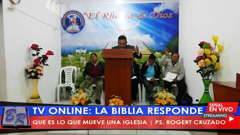 QUE ES LO QUE MUEVE UNA IGLESIA - PS. ROGERT CRUZADO | TV LA BIBLIA RESPONDE