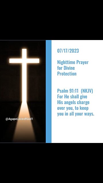 A Nighttime Prayer for Divine Protection #youtubeshorts #godslove #faith #mercy #grace #jesus #god