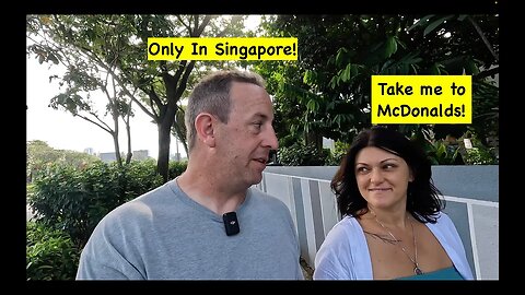 Our McDonald's Quest In Singapore: Traveling thousands of miles for global fast food!