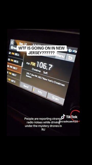 STRANGE SOUNDS APPEAR ON CAR RADIO👾🎶🚗📸DURING DRONE SIGHTINGS IN NEW JERSEY👾💫