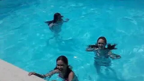 Cooling off in the pool!