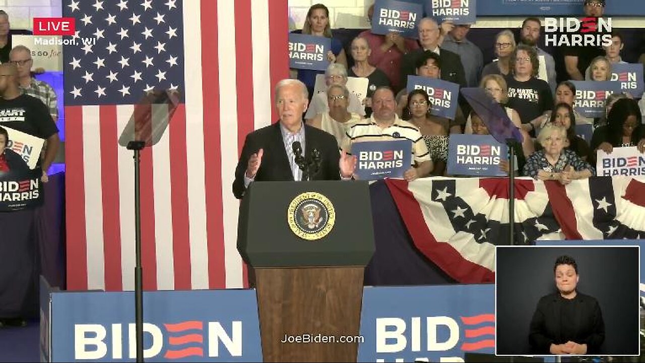 President Joe Biden Holds a Campaign Event in Madison, Wisconsin | Biden-Harris 2024