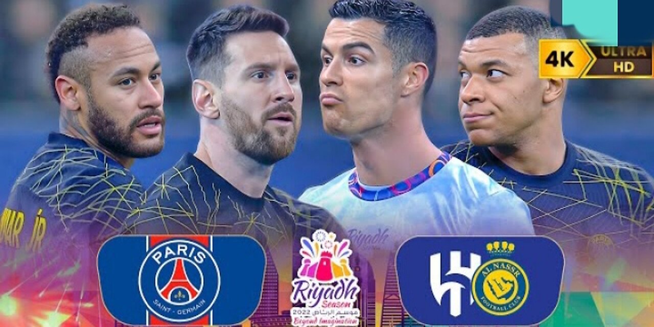 THE WORLD STOPPED TO WATCH C.RONALDO, MESSI, NEYMAR AND MBAPPÉ IN THE LAST MEETING OF THE LEGENDS!