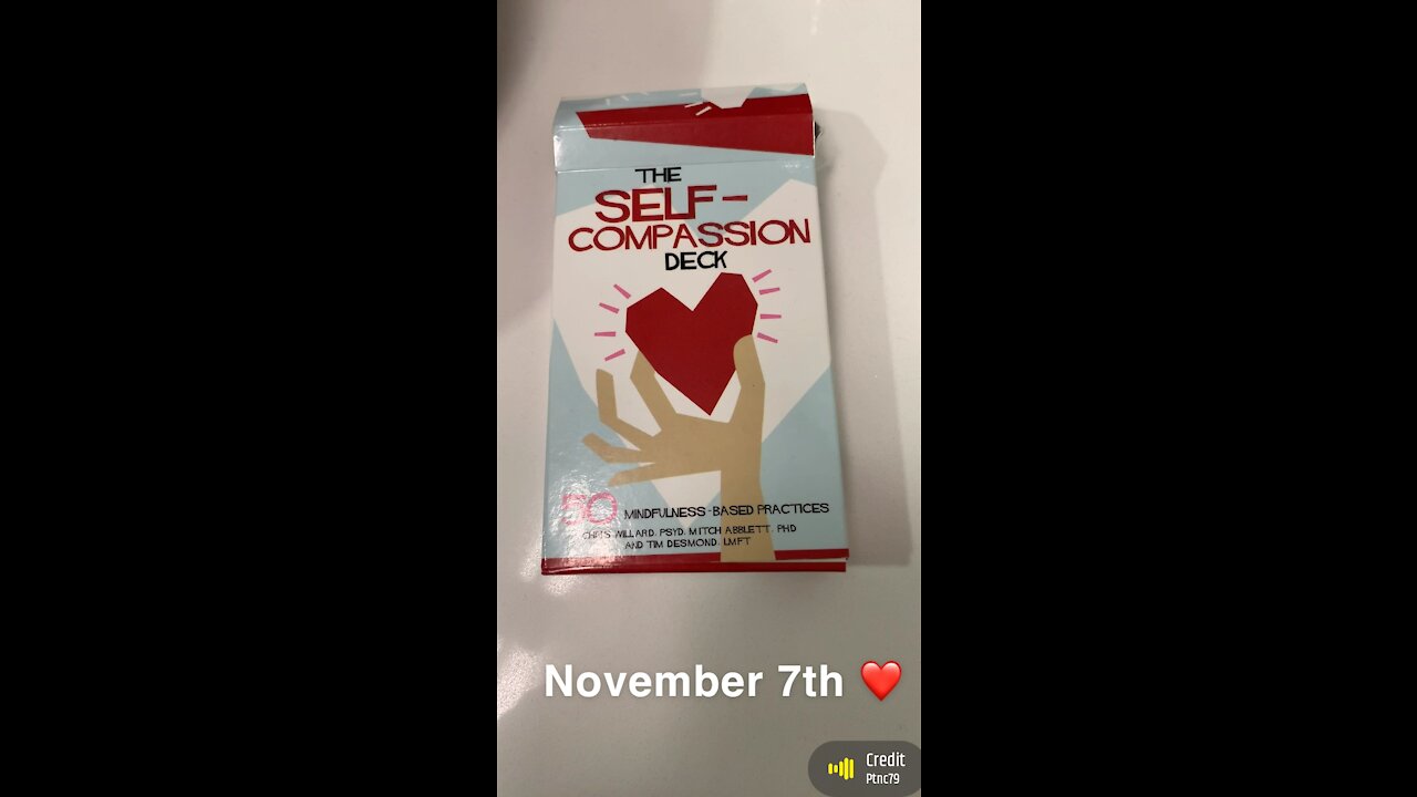 November 7th oracle card: credit