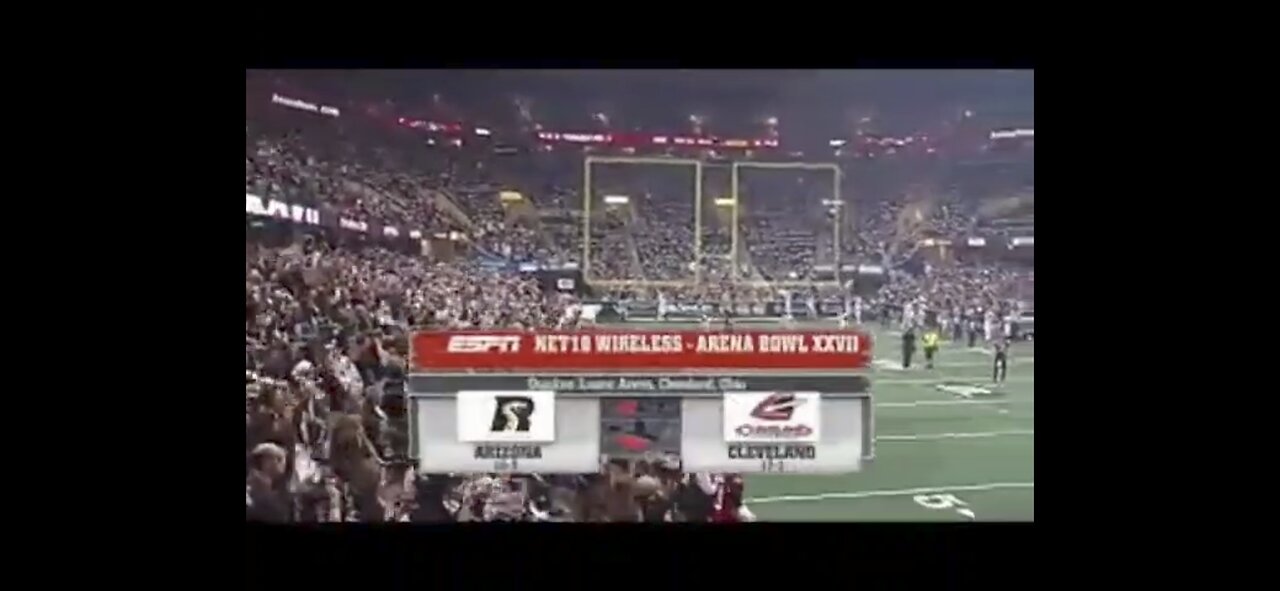 Arena Bowl XXVII Arizona Rattlers vs Cleveland Gladiators 5th Championship (3-peat)