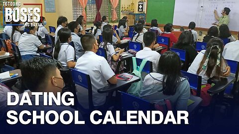 Dating school calendar, iminumungkahing ibalik