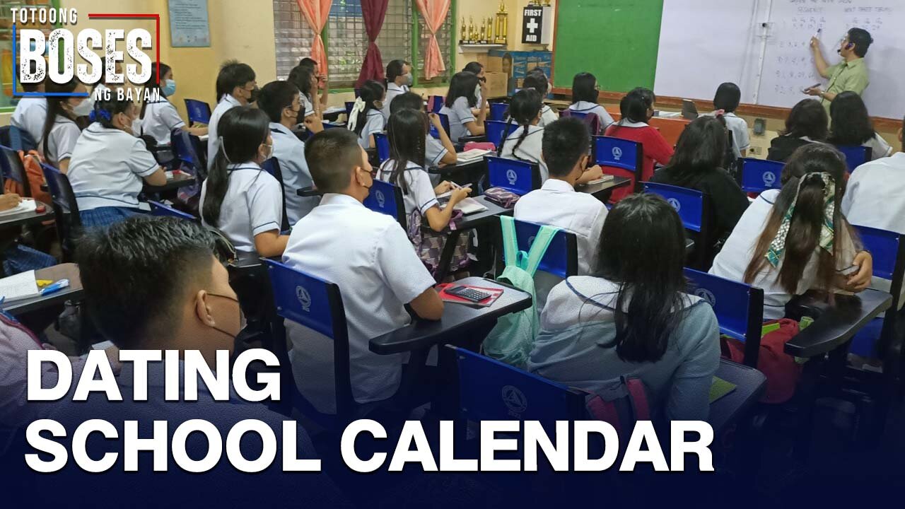 Dating school calendar, iminumungkahing ibalik