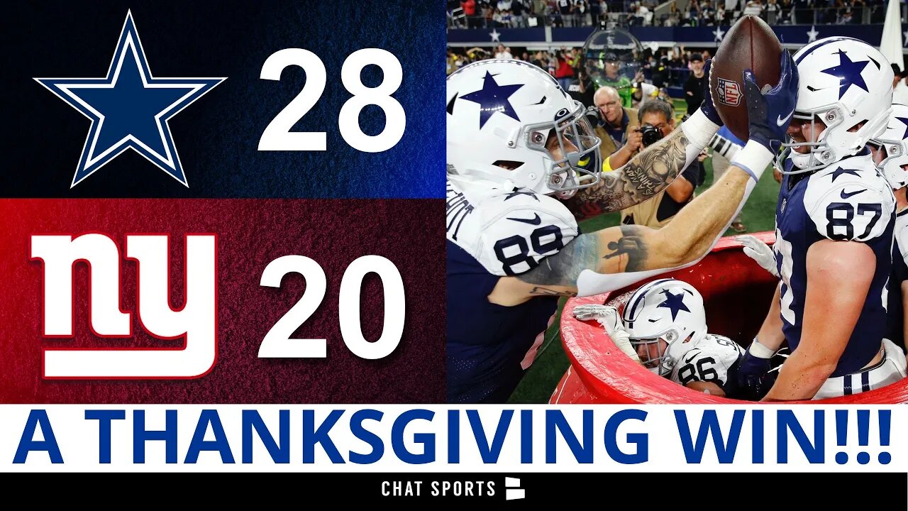 Cowboys News & Rumors After Thanksgiving WIN