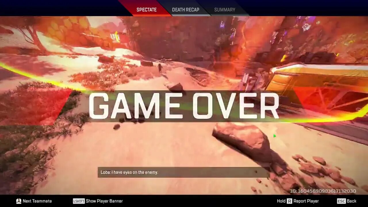 rushed too hard - apex legends