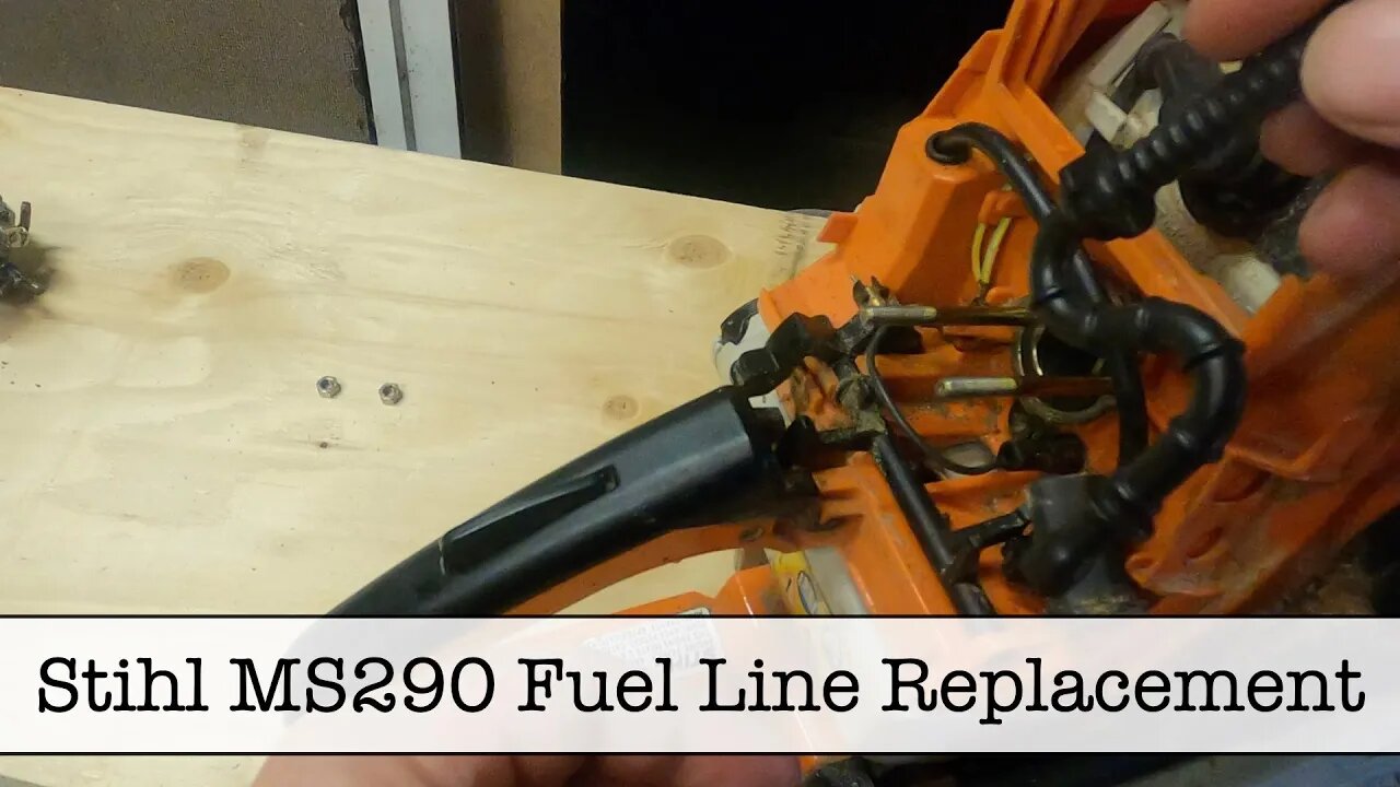 Episode 37 - Repairing the Fuel Line on Stihl MS290