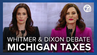 Tudor Dixon & Gretchen Whitmer debate Michigan taxes ahead of election