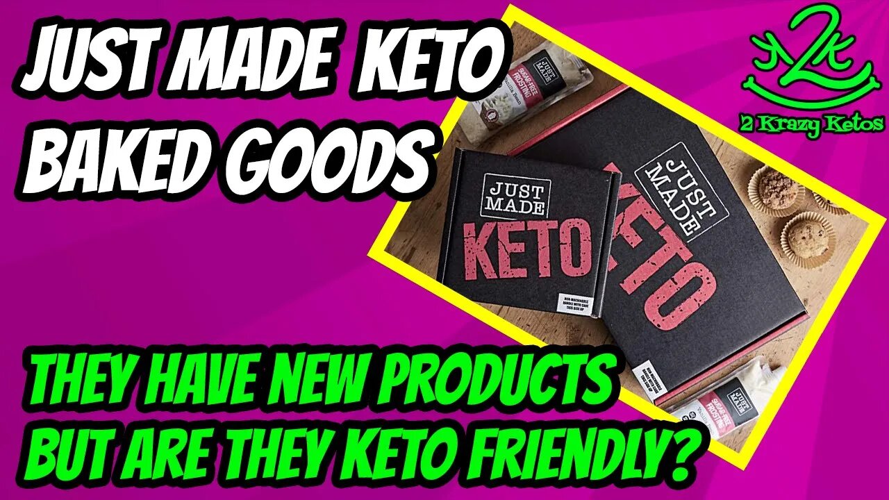 Just Made Keto bakery review | Keto Baked goods