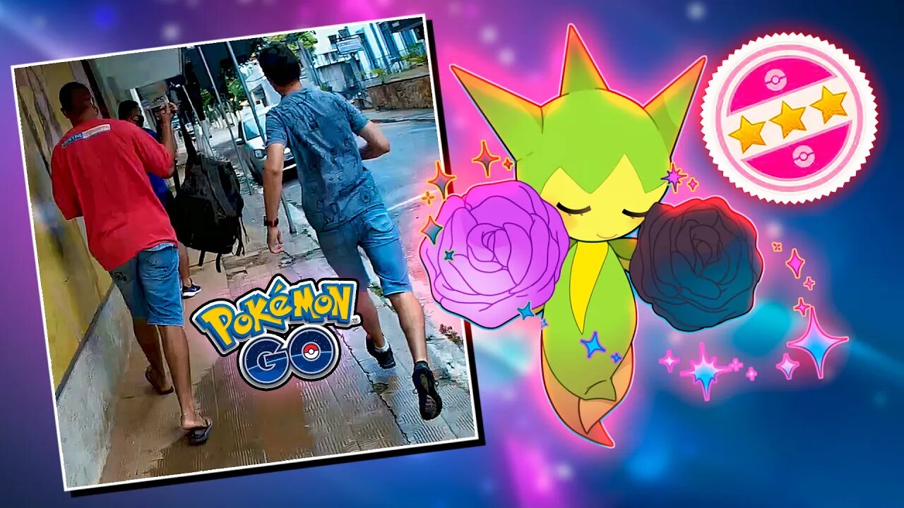 CORRERIA COM O 100% DA ROSELIA! DIA DA COMUNIDADE POKÉMON GO! MUITO SHINY!