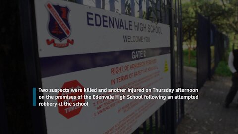 SOUTH AFRICA - Johannesburg - Edenvale school shooting (video) (ZA3)