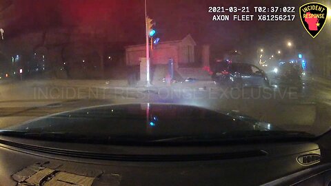 Dash Cam: Milwaukee Police Pursuit Crash at Sherman Blvd & Center Street