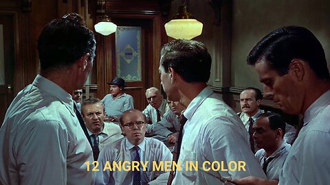 12 Angry Men Colorized