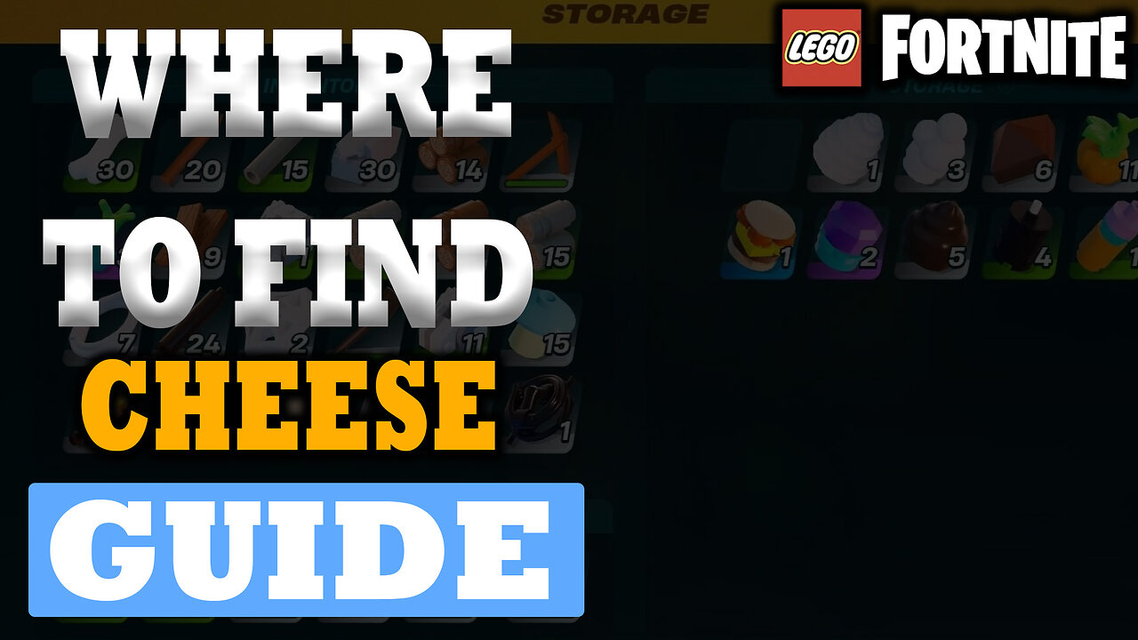 Where To Find Cheese In LEGO Fortnite