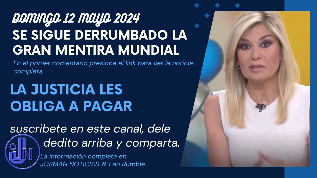 SE SIGUE DERRUMBANDO LA GRAN MENTIRA MUNDIAL