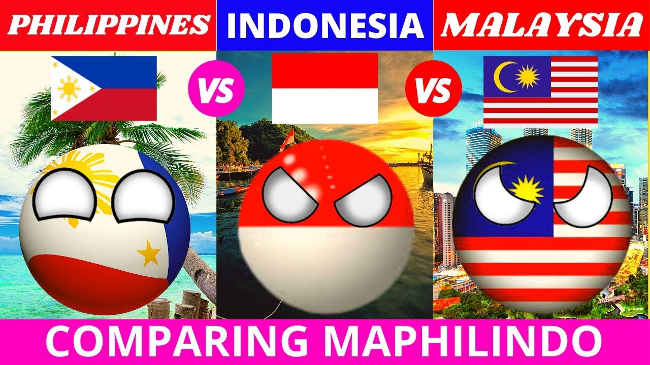 2021 Country Comparison: Indonesia VS The Philippines VS Malaysia