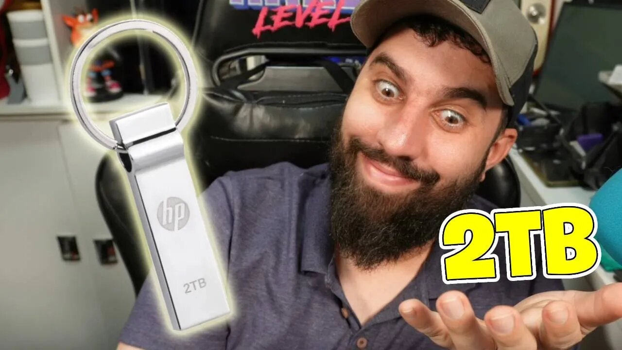 EU COMPREI O FAMOSO PENDRIVE DE 2TB DA SHOPEE! FUNCIONOU NO PS2???